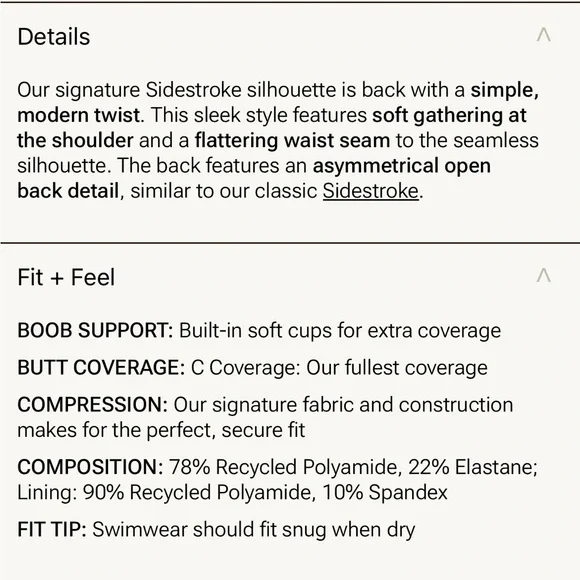 Summersalt The Ruched Sidestroke Black One-Shoulder one piece Swimsuit 10 nwt - Picture 6 of 9